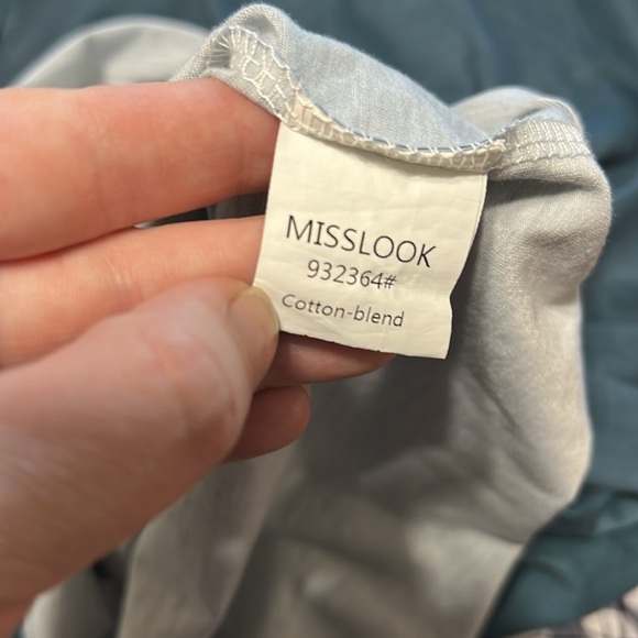 MISSLOOK Women XL Teal Green w/ White Dandelion Graphic Short Sleeve T-Shirt - Picture 6 of 7